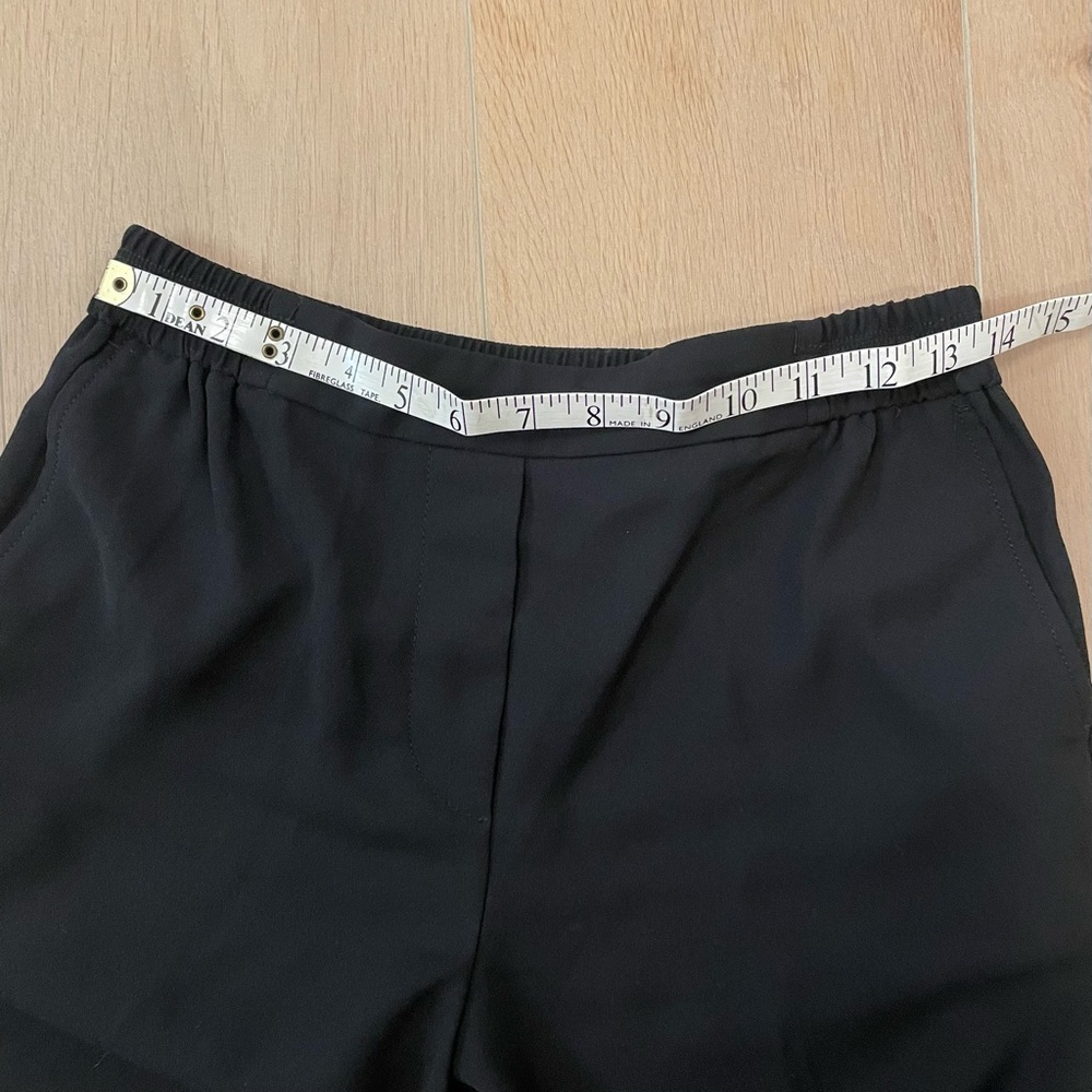 ANTHROPOLOGIE Essentials Pull-on Black High Waisted Pants - Picture 10 of 13